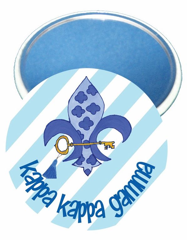 sy projektor Balehval Kappa Kappa Gamma Logo Mirror | PlayAlday