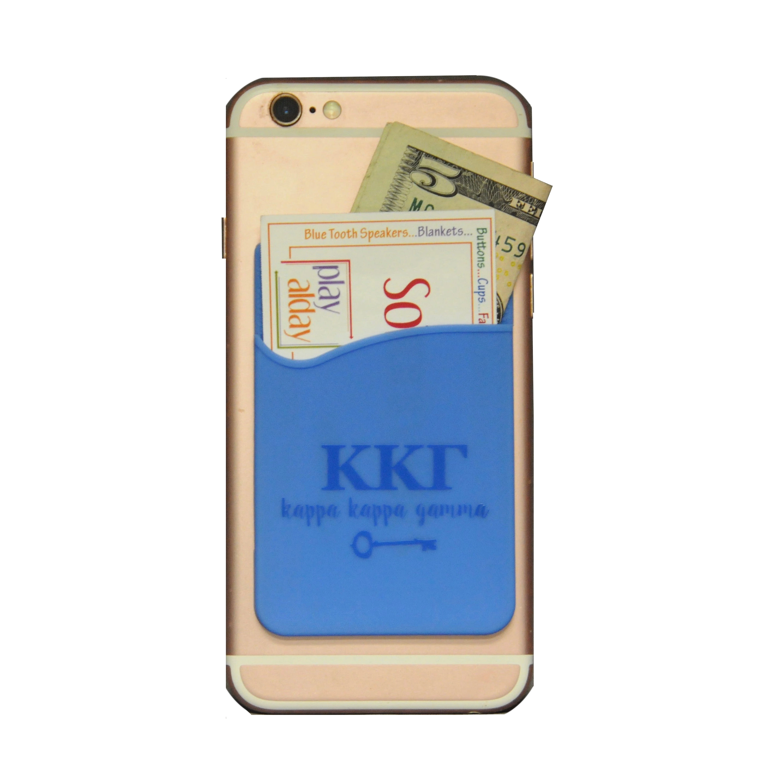 Kappa Kappa Gamma Cell Phone Pocket – Light Blue