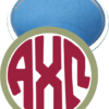 Alpha Chi Omega Monogram Mirror
