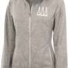 Delta Delta Delta Heathered Fleece Jacket