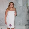 Zeta Tau Alpha Monogram Towel Wrap - Image 2