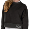 Alpha Omicron Pi Crew Cropped Sweatshirt - Image 2