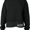 Alpha Omicron Pi Crew Cropped Sweatshirt