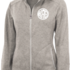 Kappa Alpha Theta Heathered Fleece Jacket - Image 2