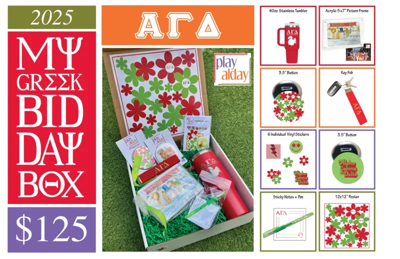 Alpha Gamma Delta Bid Day Gift Box - Image 2