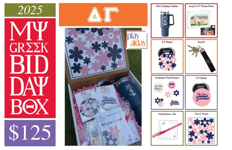 Delta Gamma Bid Day Gift Box - Image 2