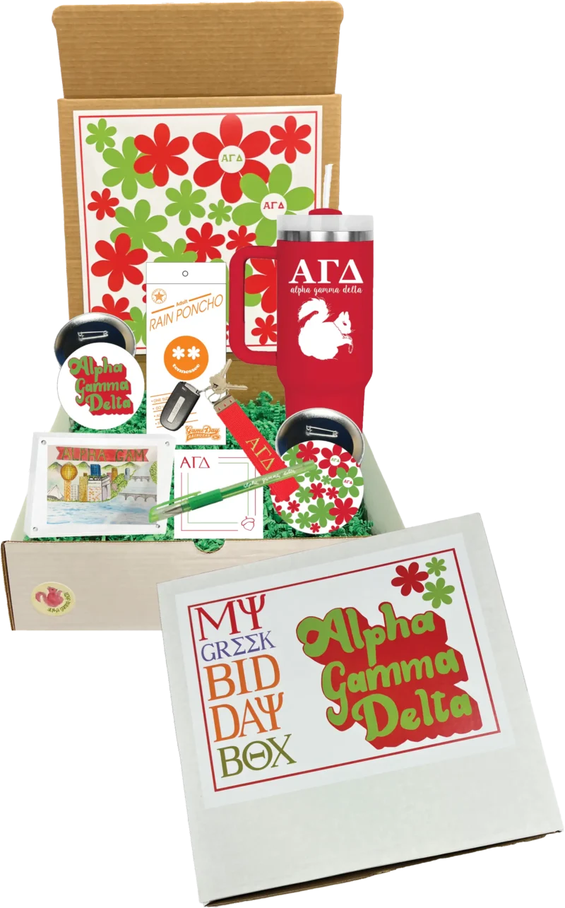 Alpha Gamma Delta Bid Day Gift Box