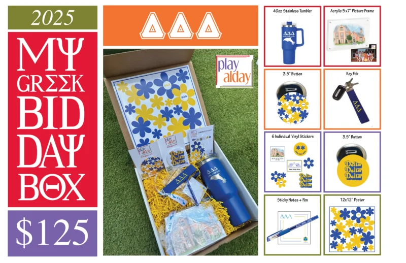 Delta Delta Delta Bid Day Gift Box - Image 2