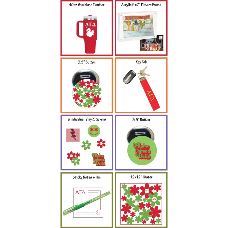 Alpha Gamma Delta Bid Day Gift Box - Image 4