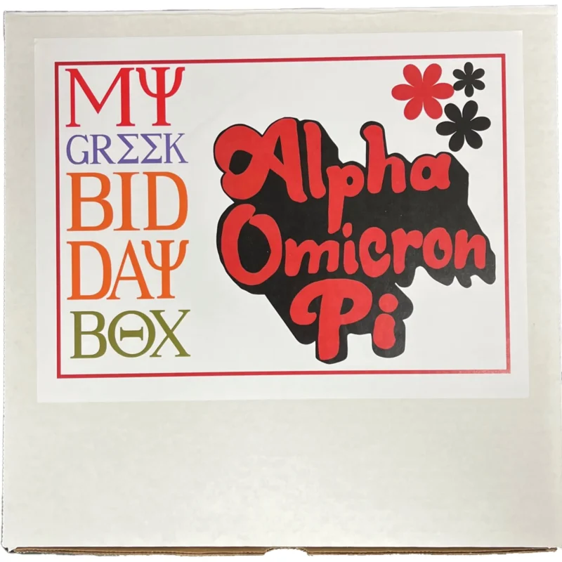 Alpha Omicron Pi Bid Day Gift Box - Image 5