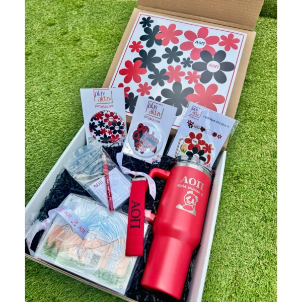 Alpha Omicron Pi Bid Day Gift Box