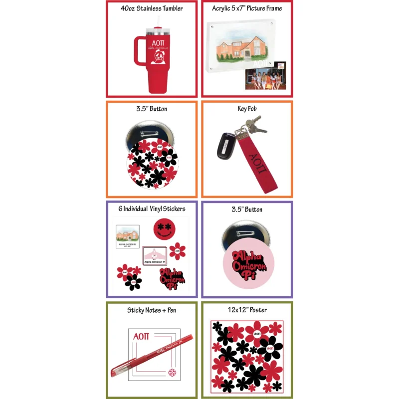 Alpha Omicron Pi Bid Day Gift Box - Image 4