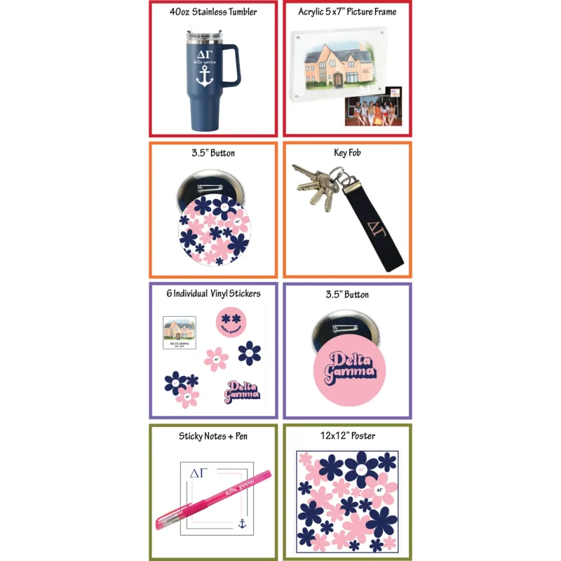 Delta Gamma Bid Day Gift Box - Image 4