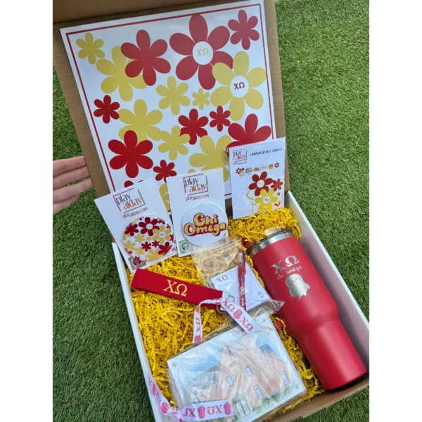 Chi Omega Bid Day Gift Box