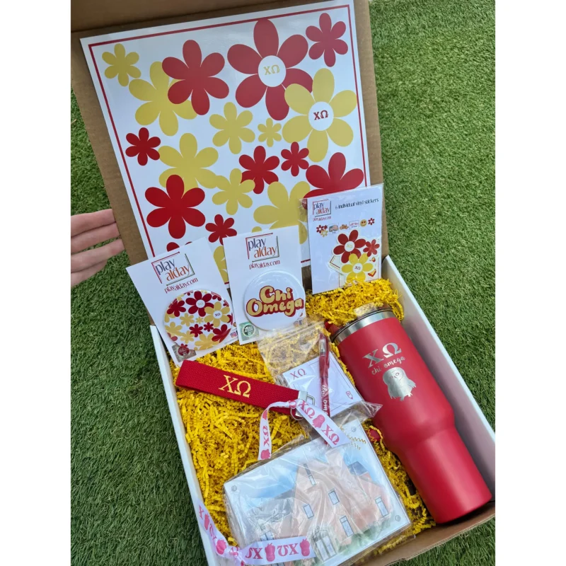 Chi Omega Bid Day Gift Box