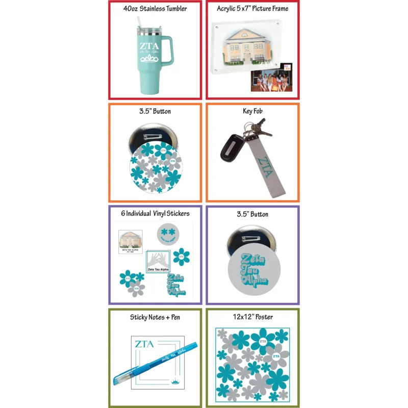 Zeta Tau Alpha Bid Day Gift Box - Image 4